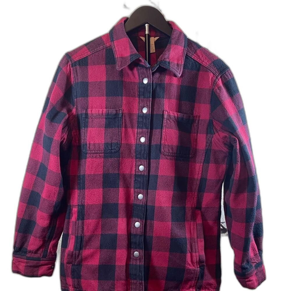 Duluth Trading Company womens midweight quilted coat cabincore cottagecore sz M